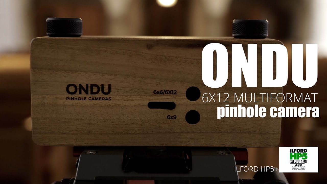 ONDU 6X12 MULTIFORMAT pinhole camera & Ilford HP5+ (Eng,Slo,Cro subs)