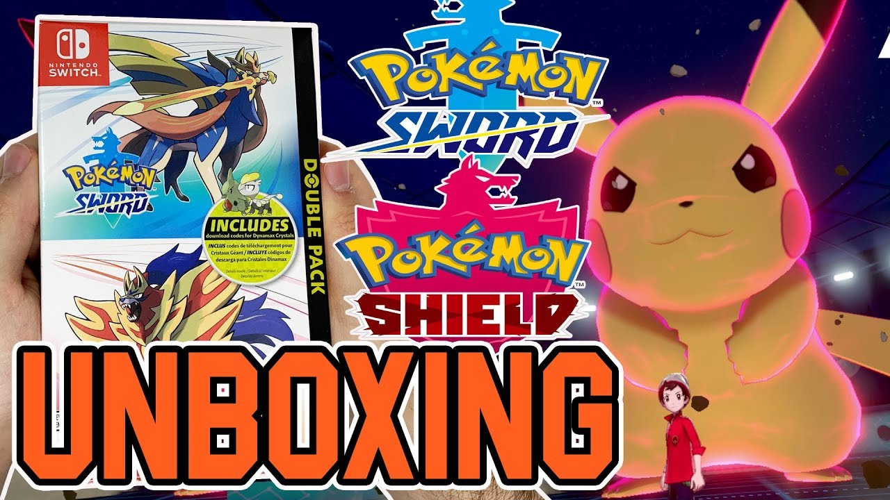 Pokemon Sword & Shield Double Pack (Nintendo Switch) Unboxing
