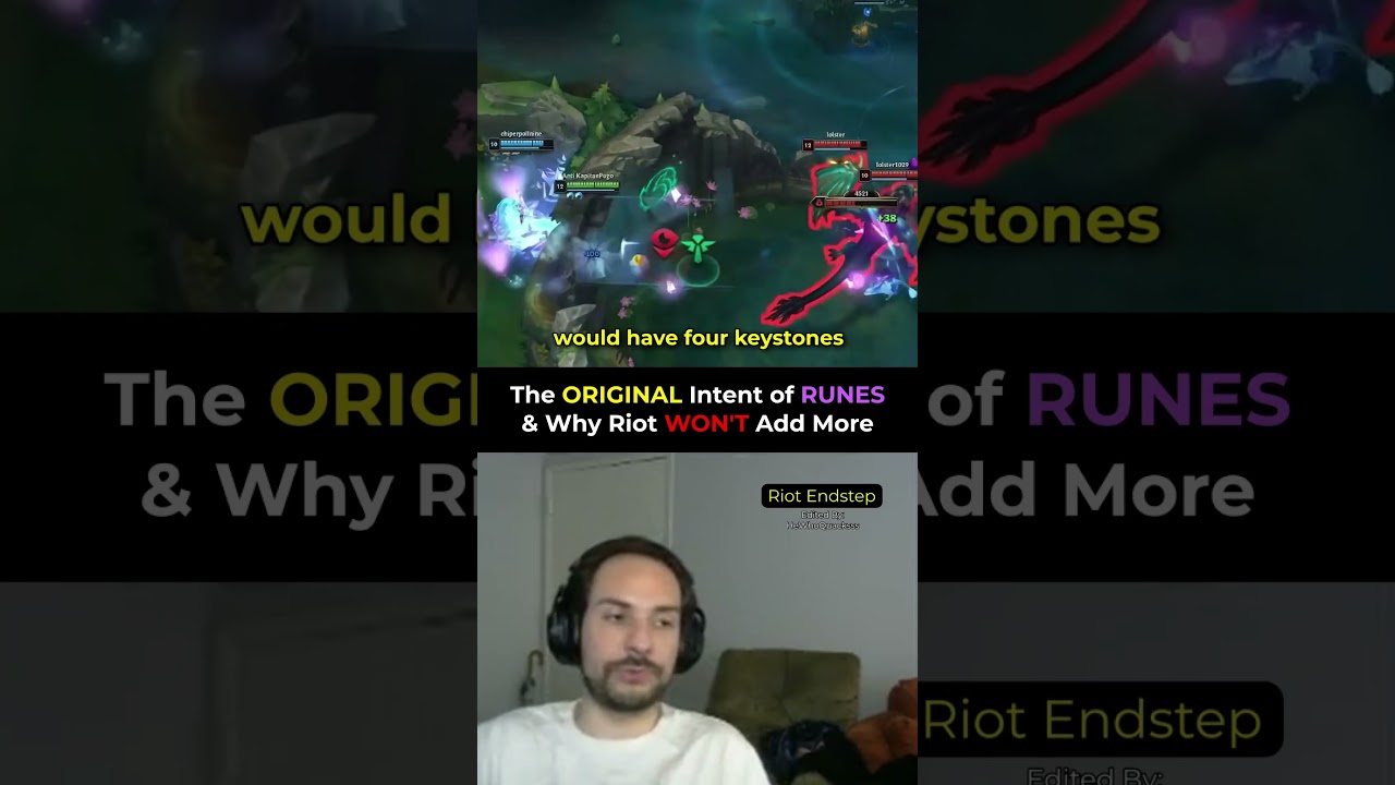 Riot Endstep &mdash; ПЕРВОНАЧАЛЬНАЯ задумка РУН и почему Riot НЕ БУДЕТ добавлять новые