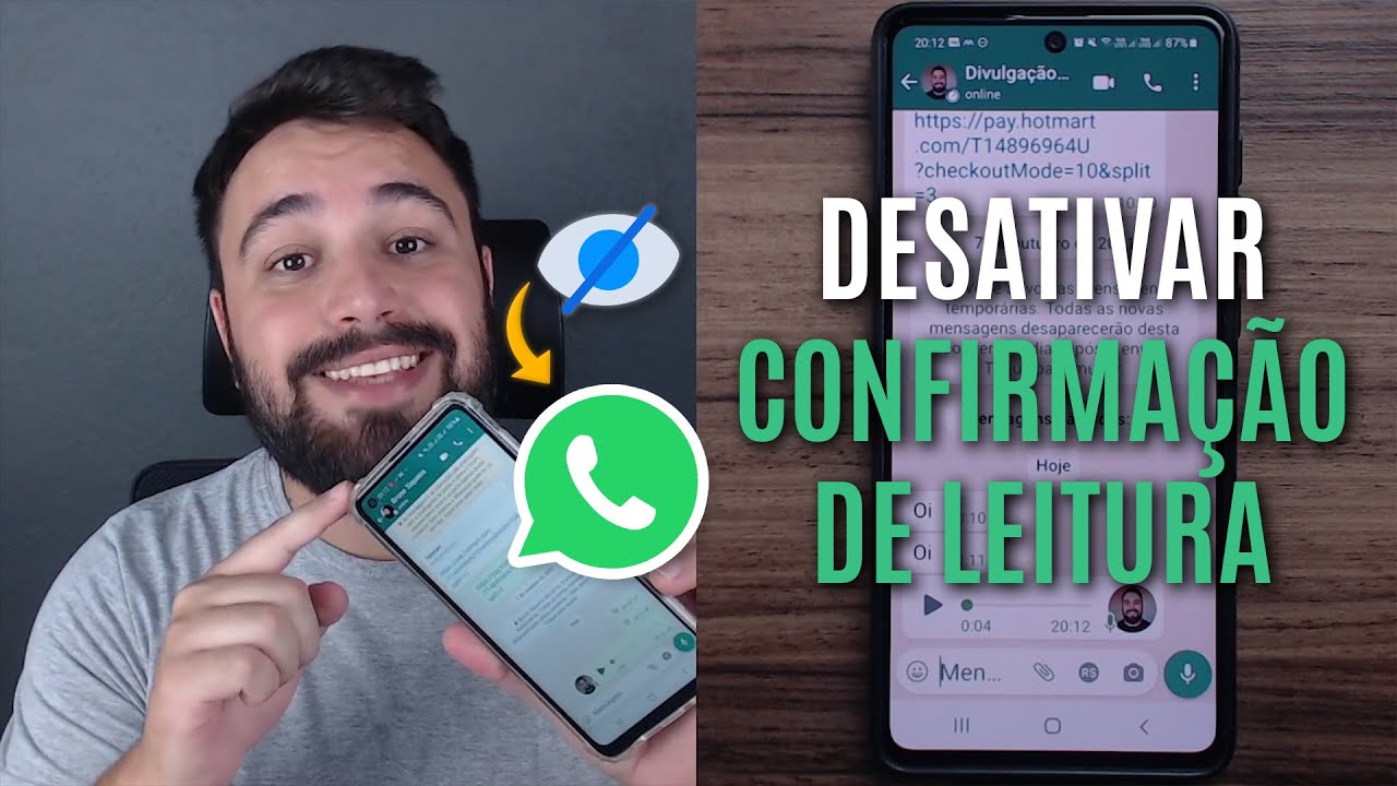 COMO DESATIVAR A CONFIRMAÇÃO DE LEITURA NO WHATSAPP