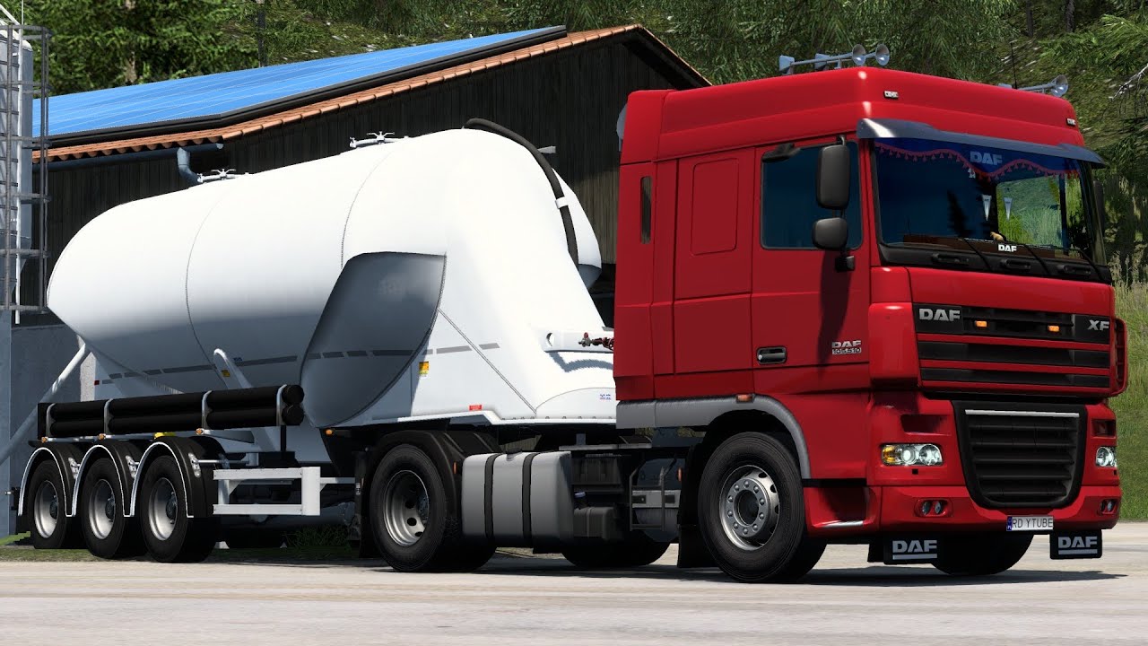 DAF XF 105 | Open Pipe Sound Mod | 1.45 Euro Truck Simulator 2 Gameplay