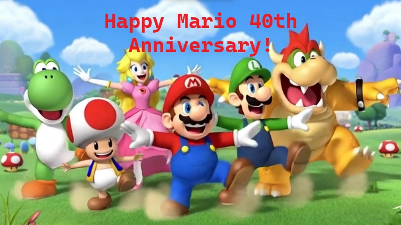Happy 40th Anniversary Mario!