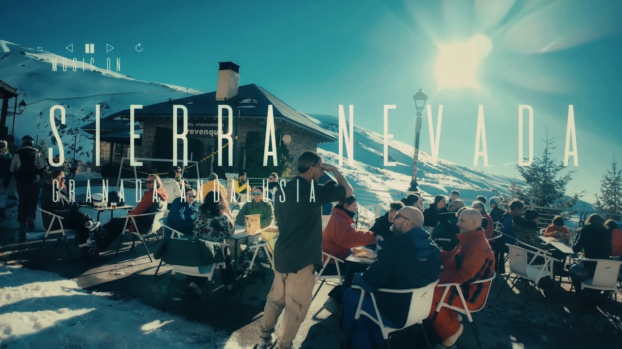 4K 🇪🇸 Sierra Nevada Granada Spain - (Filming WalkingTour) ChillStep Ambient Music 