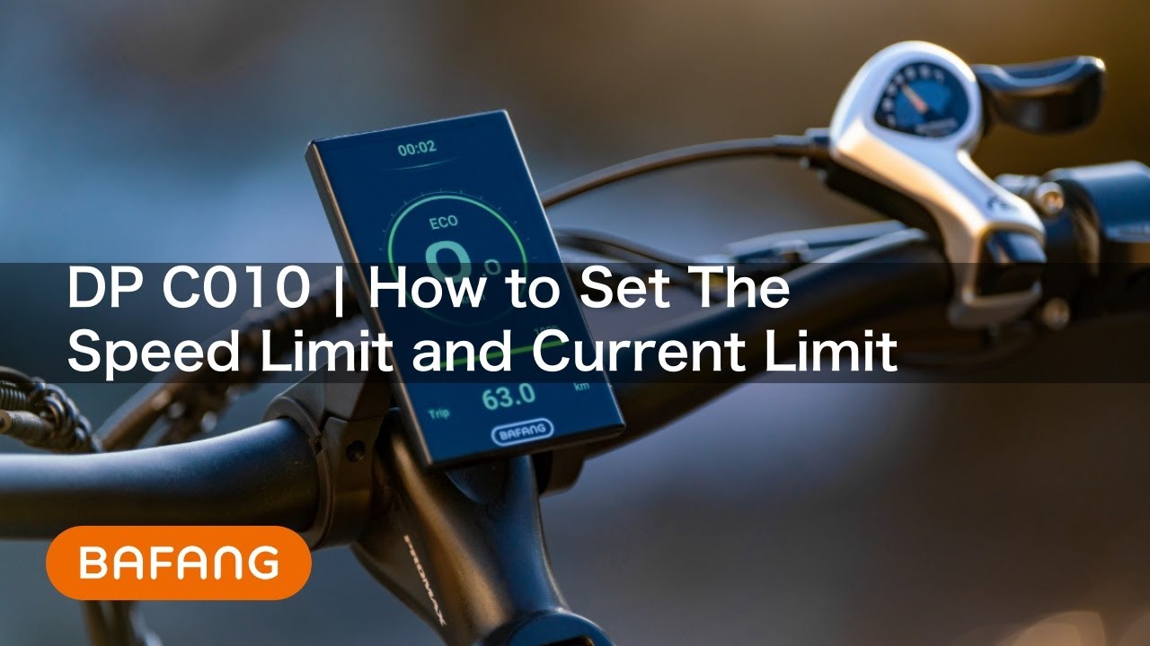DP C010 | How to Set the Speed Limit and Current Limit?
