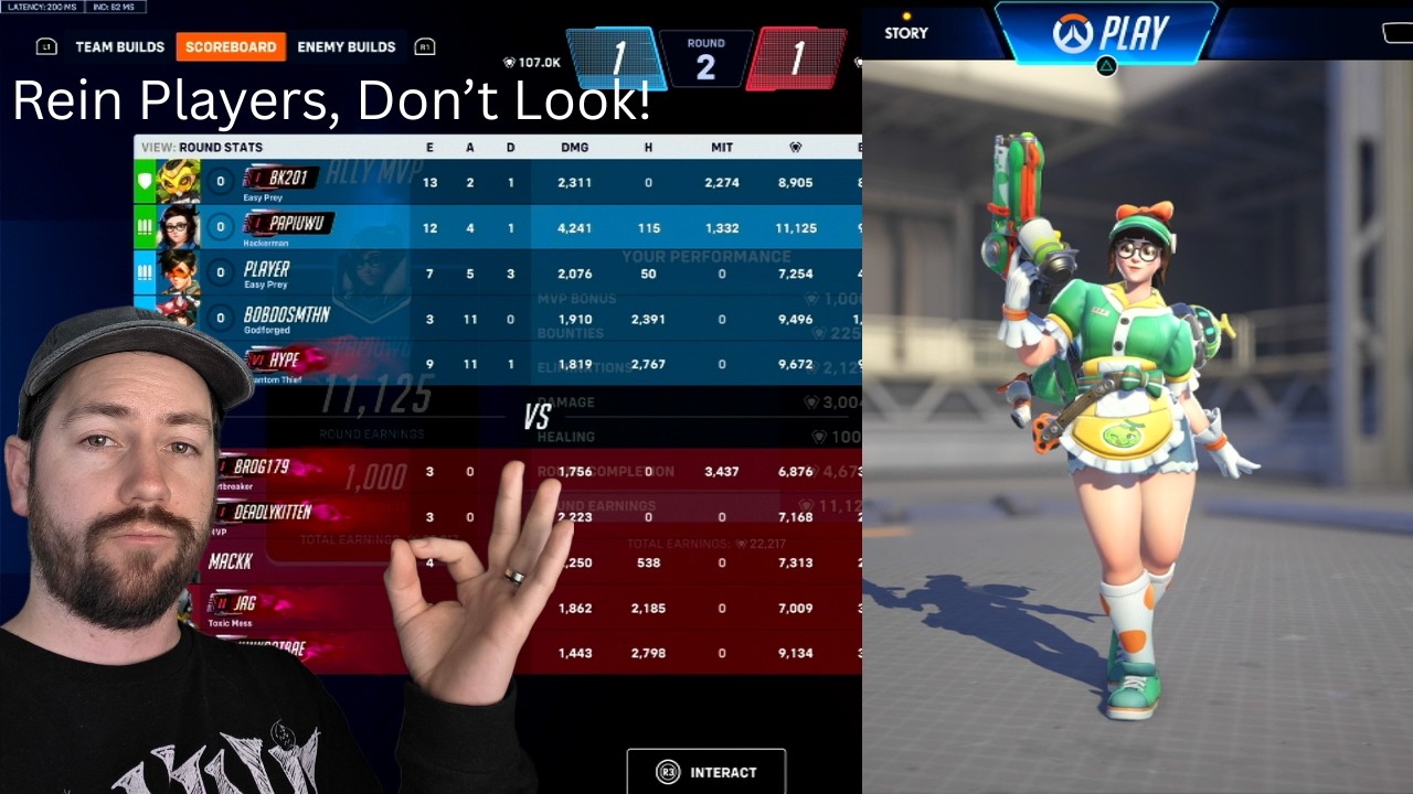I made this Reinhardt UNINSTALL. 💀 | Mei Bully Highlights