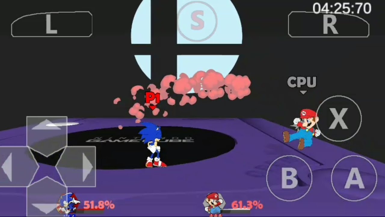 Super smash stars sonic vs mario