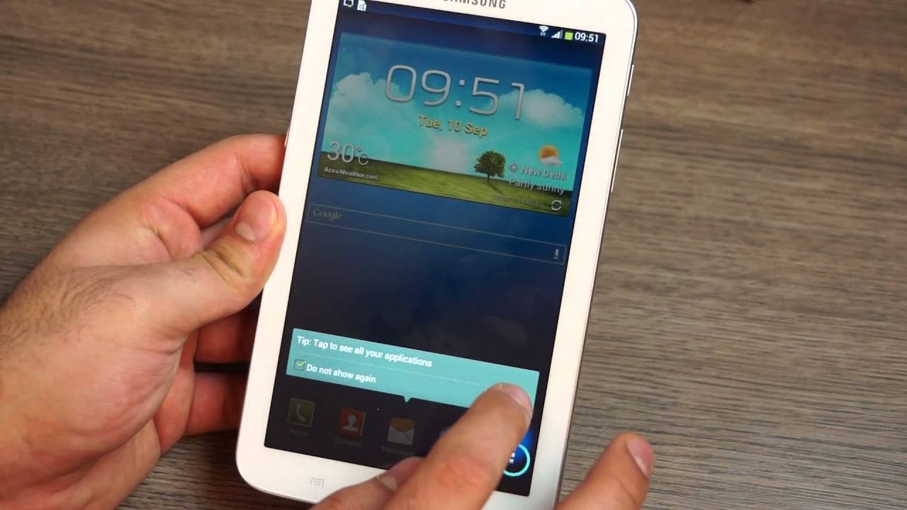 Samsung Galaxy Tab 3 7 inch T211 with 3G Unboxing and Quick Review
