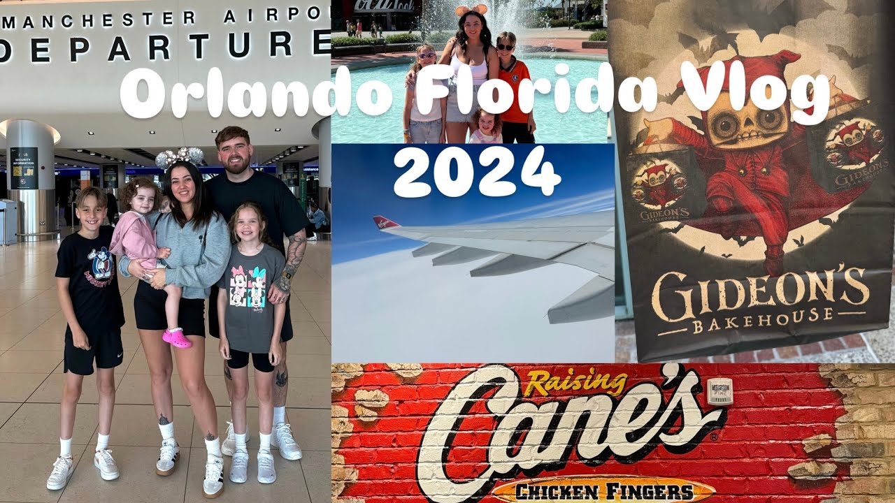 Orlando Florida Vlog - Travel Day ✈️, Walmart, Raising Canes, Gideon’s Bakehouse & MORE! 🇺🇸☀️