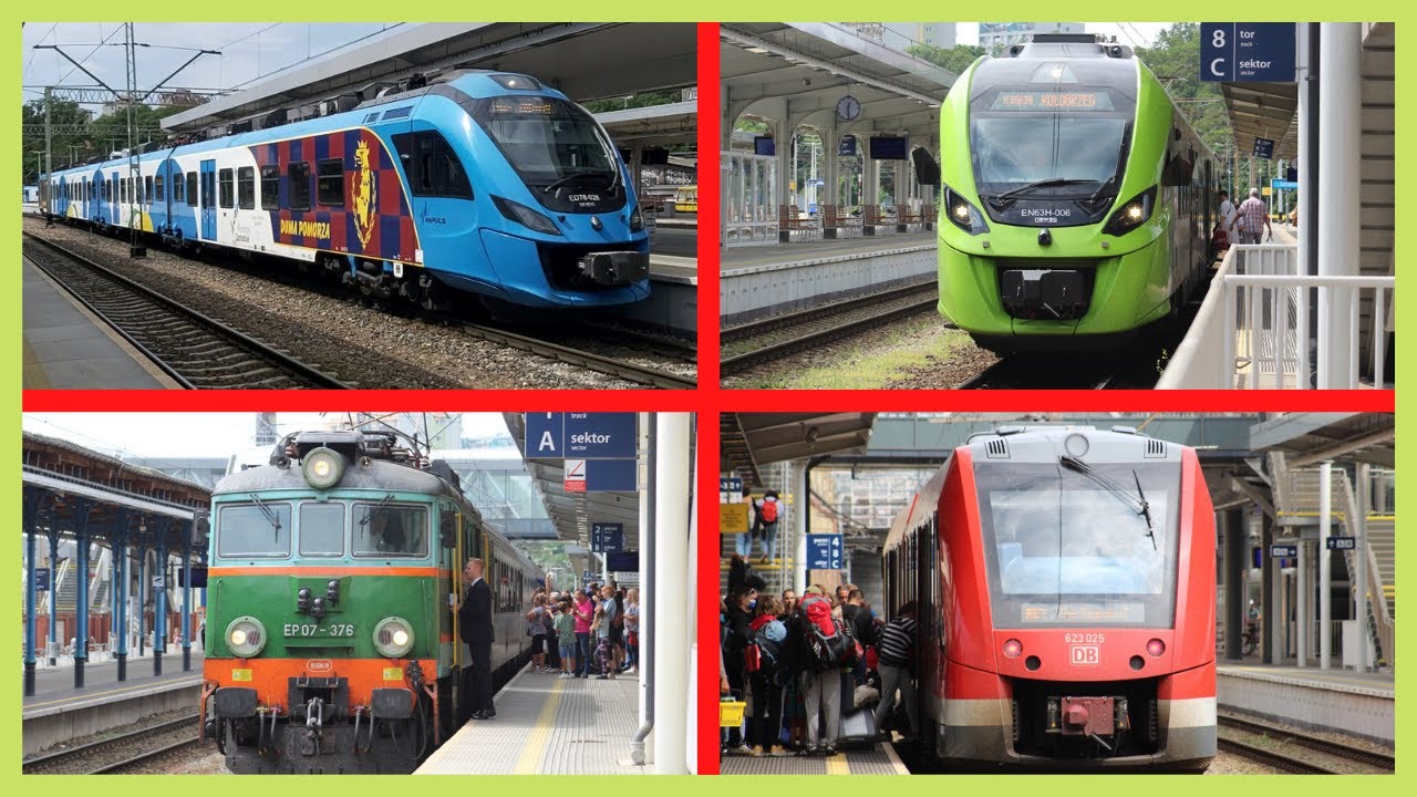 Pociągi Szczecin Główny - lipiec 2022