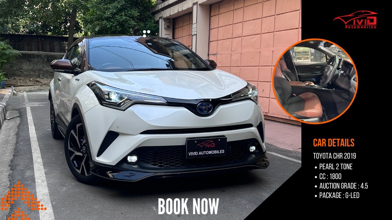 TOYOTA CHR 2019, G-LED, PEARL 2 TONE