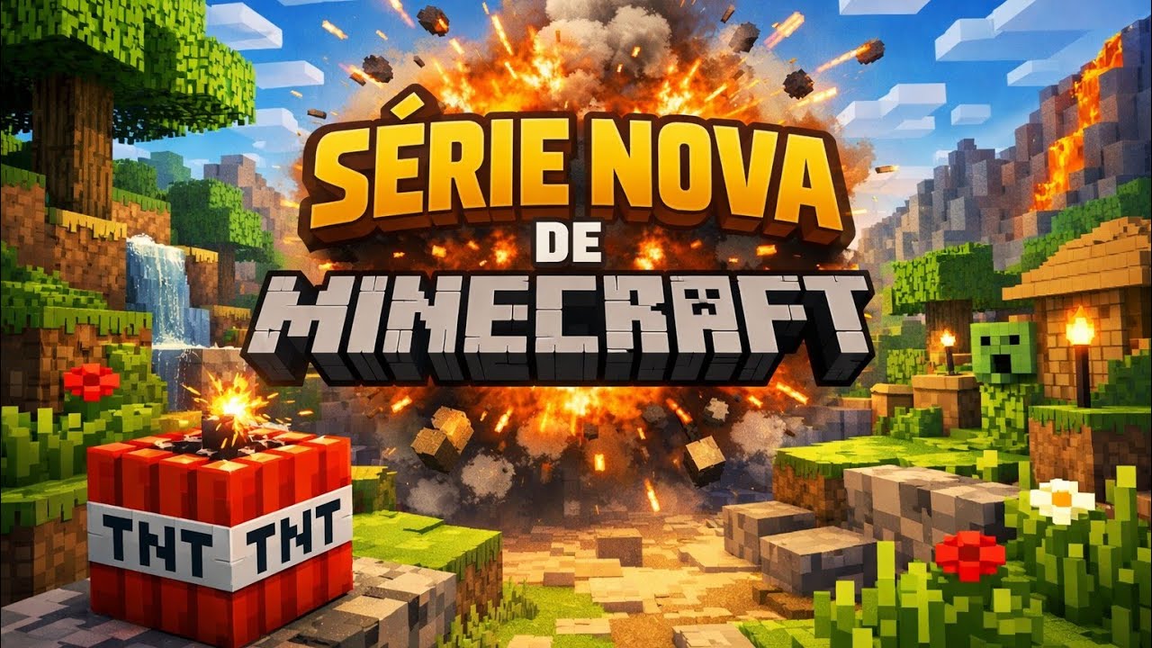 Criei uma série secundária para o nosso canal de Minecraft