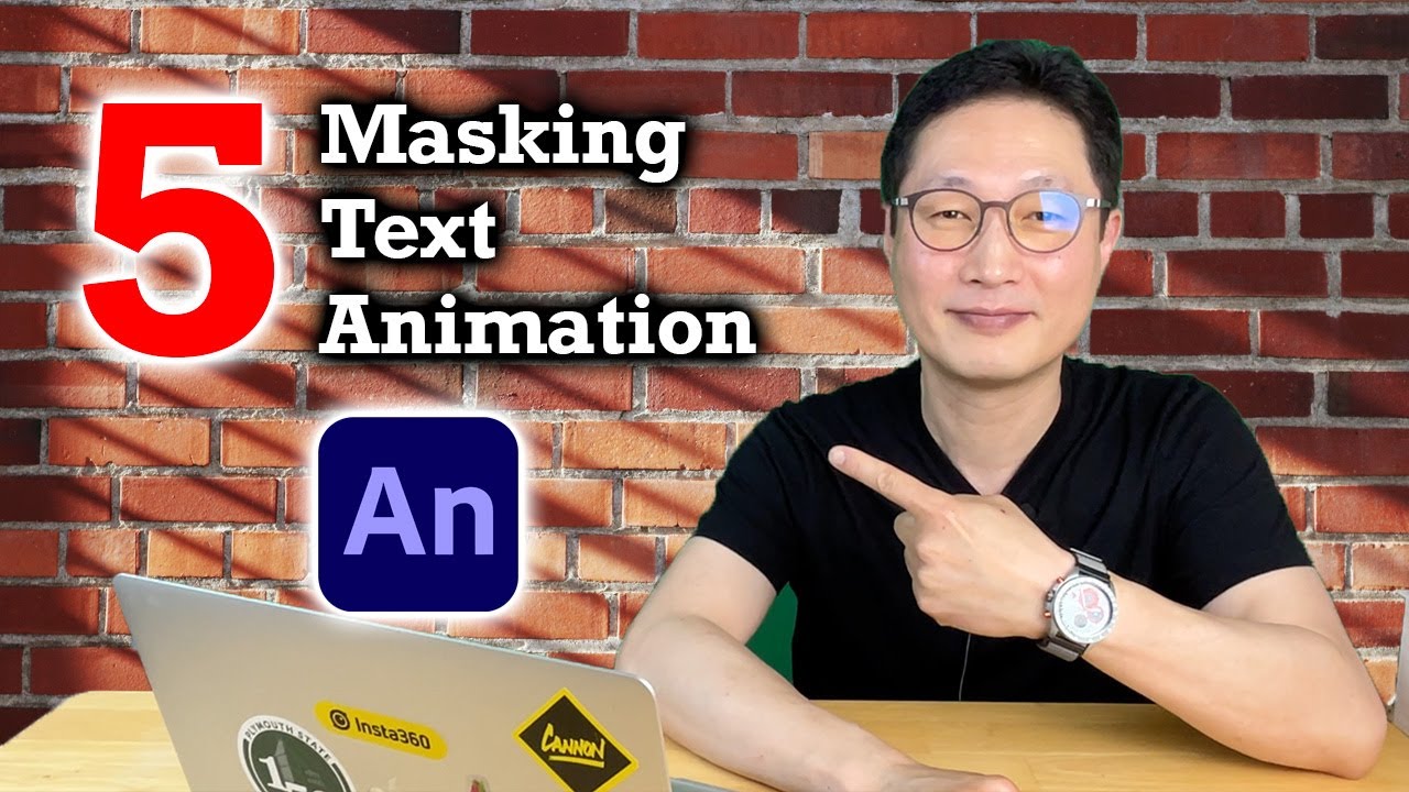Five Cool Masking Text Animation in Adobe Animate