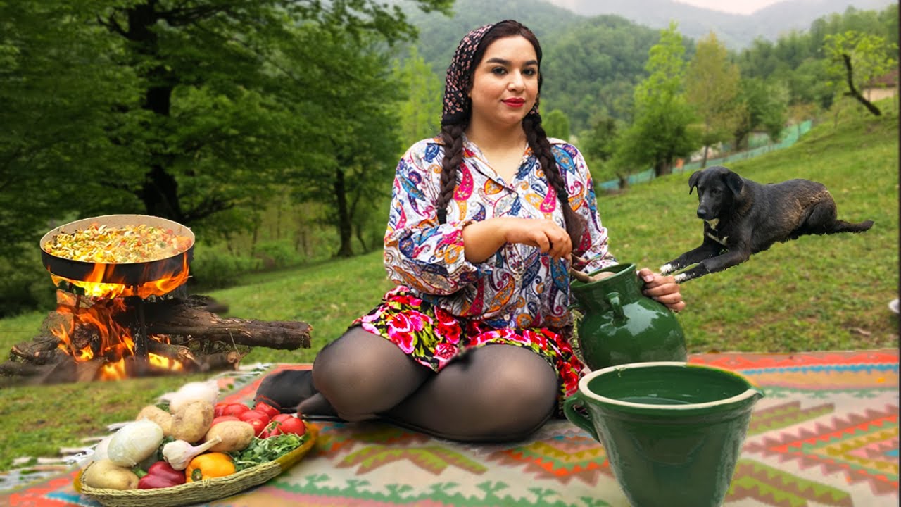 Village Cooking on a Rainy Day is So Cozy!