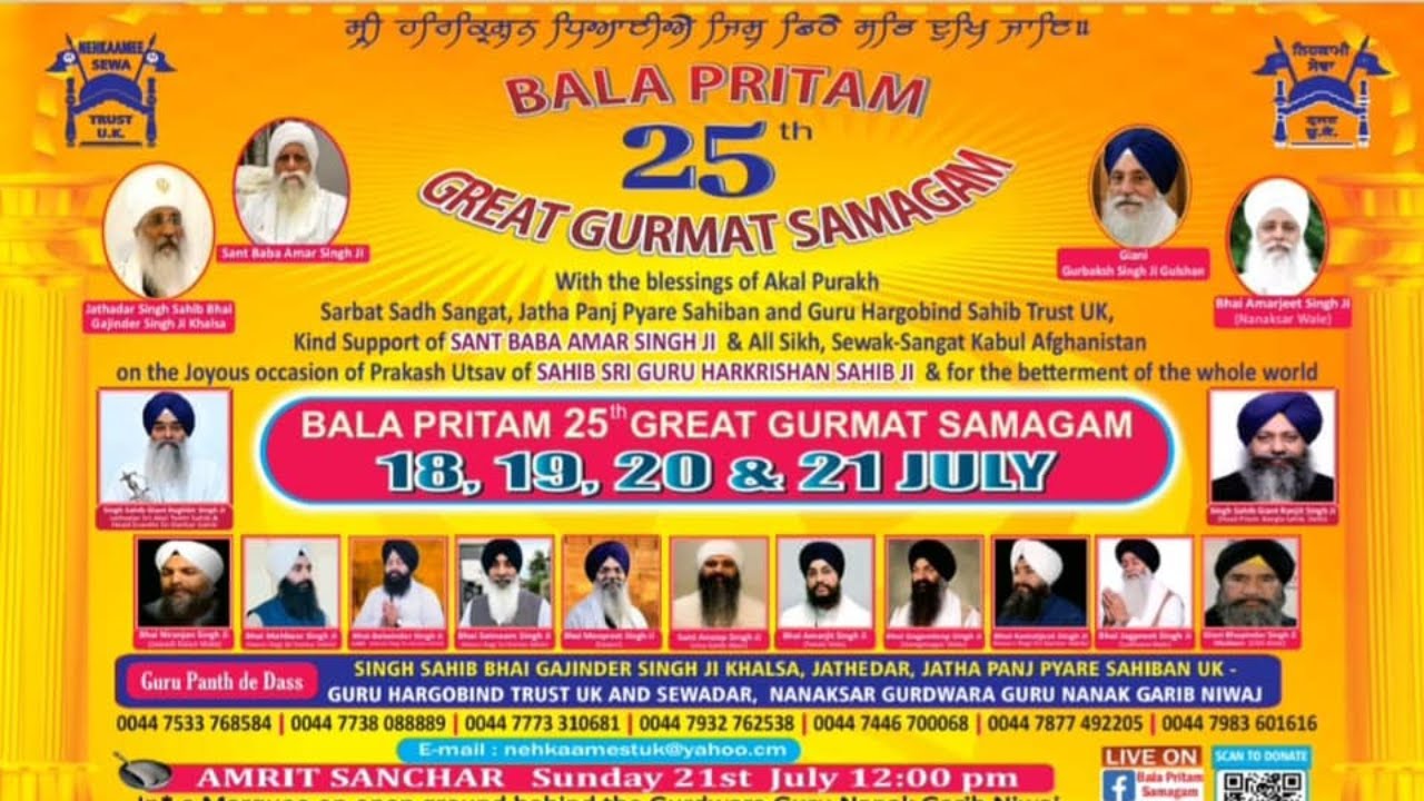 Bala Pritam 25th Mahan Gurmat Smagam 2024, Hayes, London  DAY-2,  Part 2  -