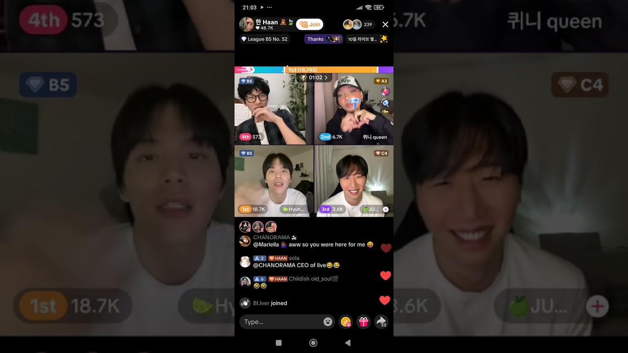 Omg 😳.. Queenie changed her hair.. everyone is so shocked 😦😳...@Haan,@hyunwoo,@Queenie,@June