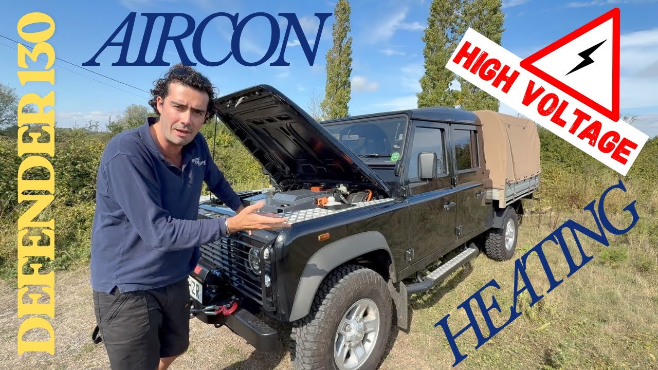 High Voltage HEATING and AIRCON systems in an Electric Defender 130! The hard bits of EV conversions