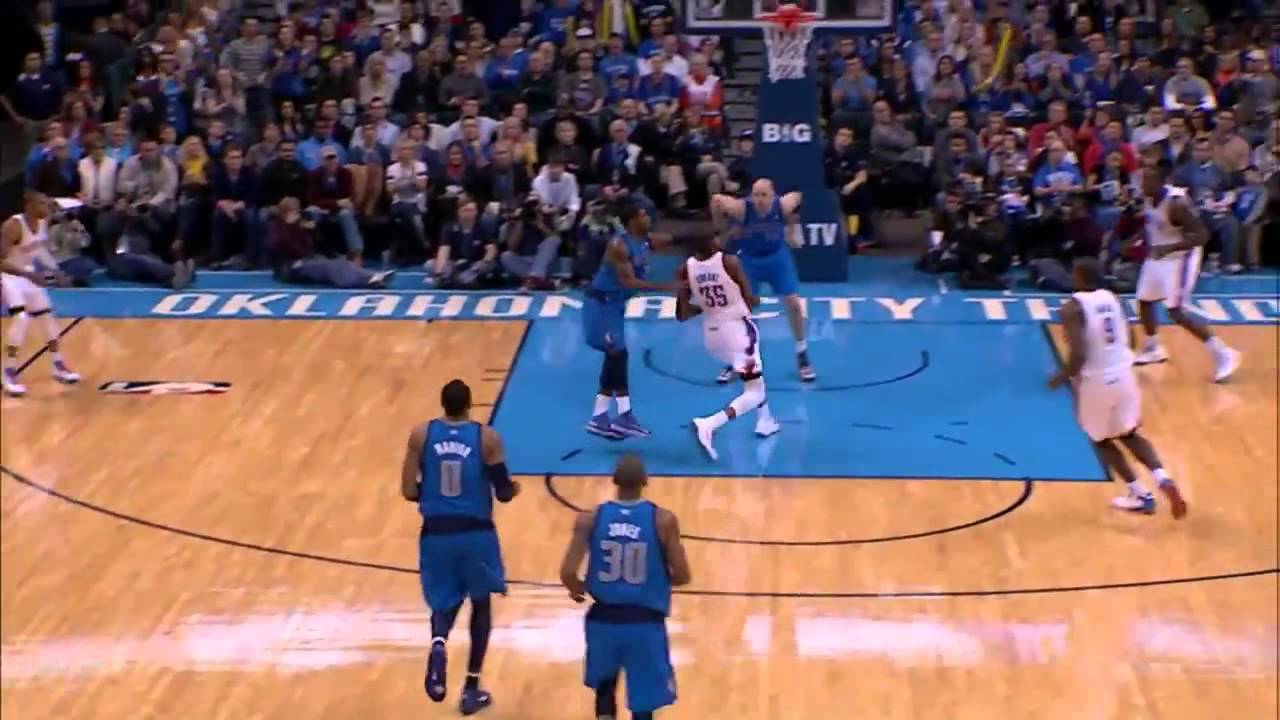 Kevin Durant 40 points vs Mavericks (2012.12.27)