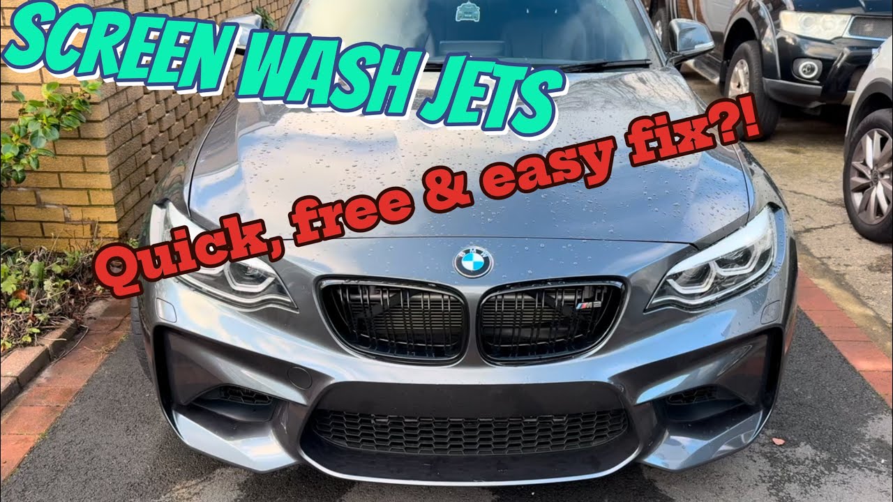 Fixing Blocked BMW Screen Wash Jets - For Free!