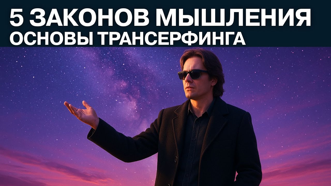 5 ГЛАВНЫХ ЗАКОНОВ ТРАНСЕРФИНГА | ВАДИМ ЗЕЛАНД О МЫШЛЕНИИ И УПРАВЛЕНИИ РЕАЛЬНОСТЬЮ