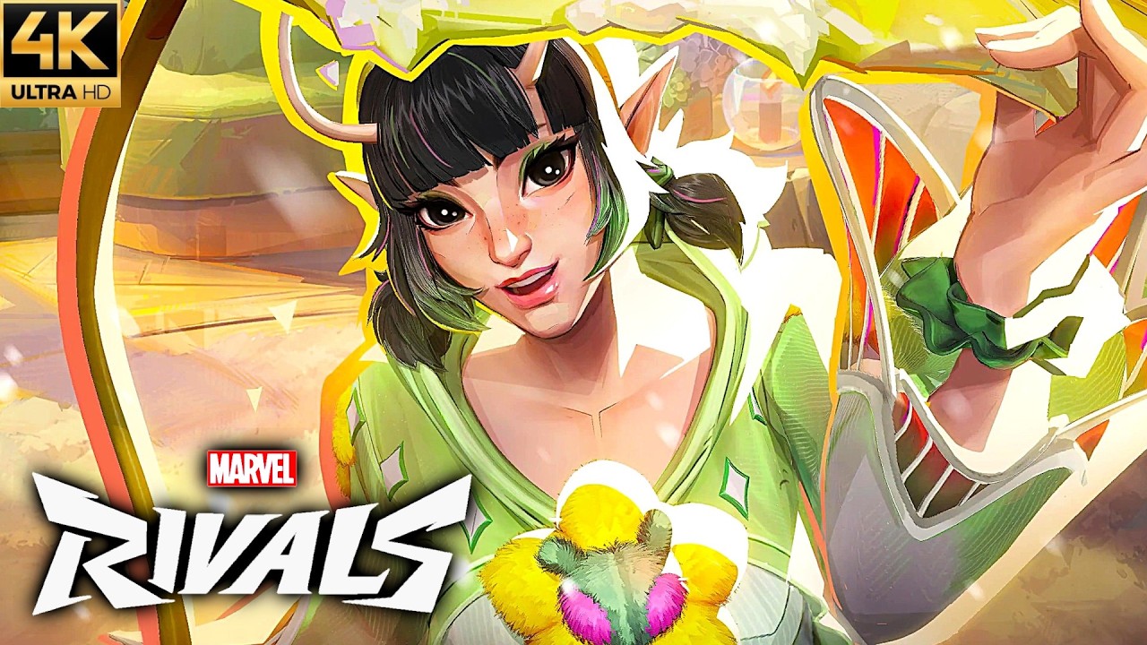 Marvel Rivals - Mantis (Morning Dew Skin) Gameplay Showcase (4K 60FPS)