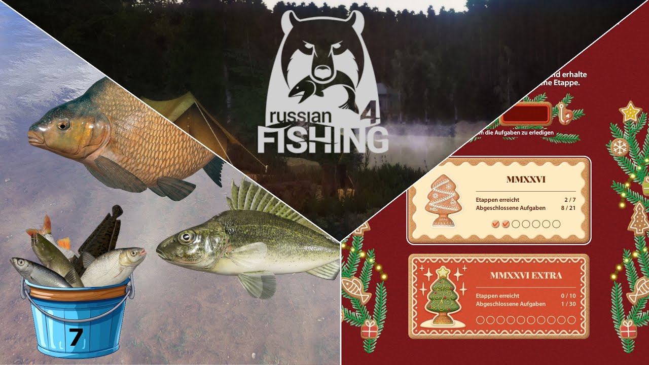 Stufe 3 Non-Premium - Neujahrs Herausforderungen | Russian Fishing 4