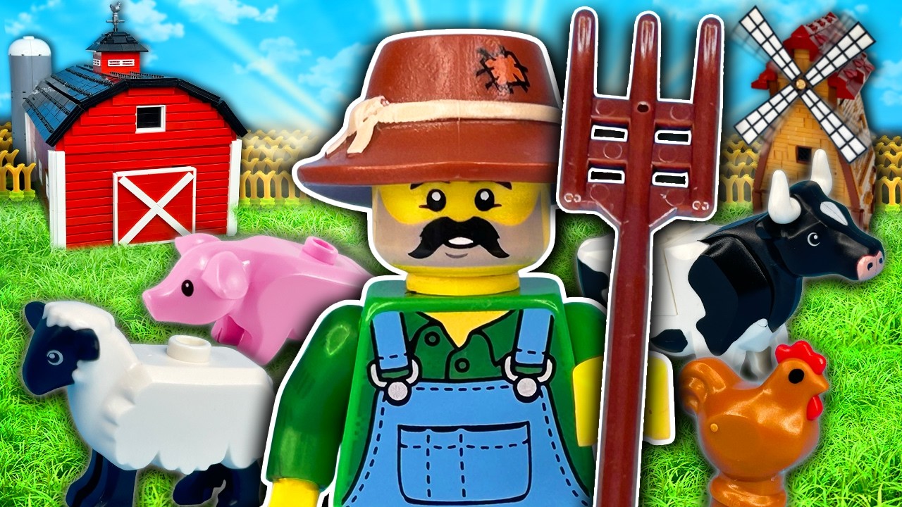 I built a giant LEGO FARM...