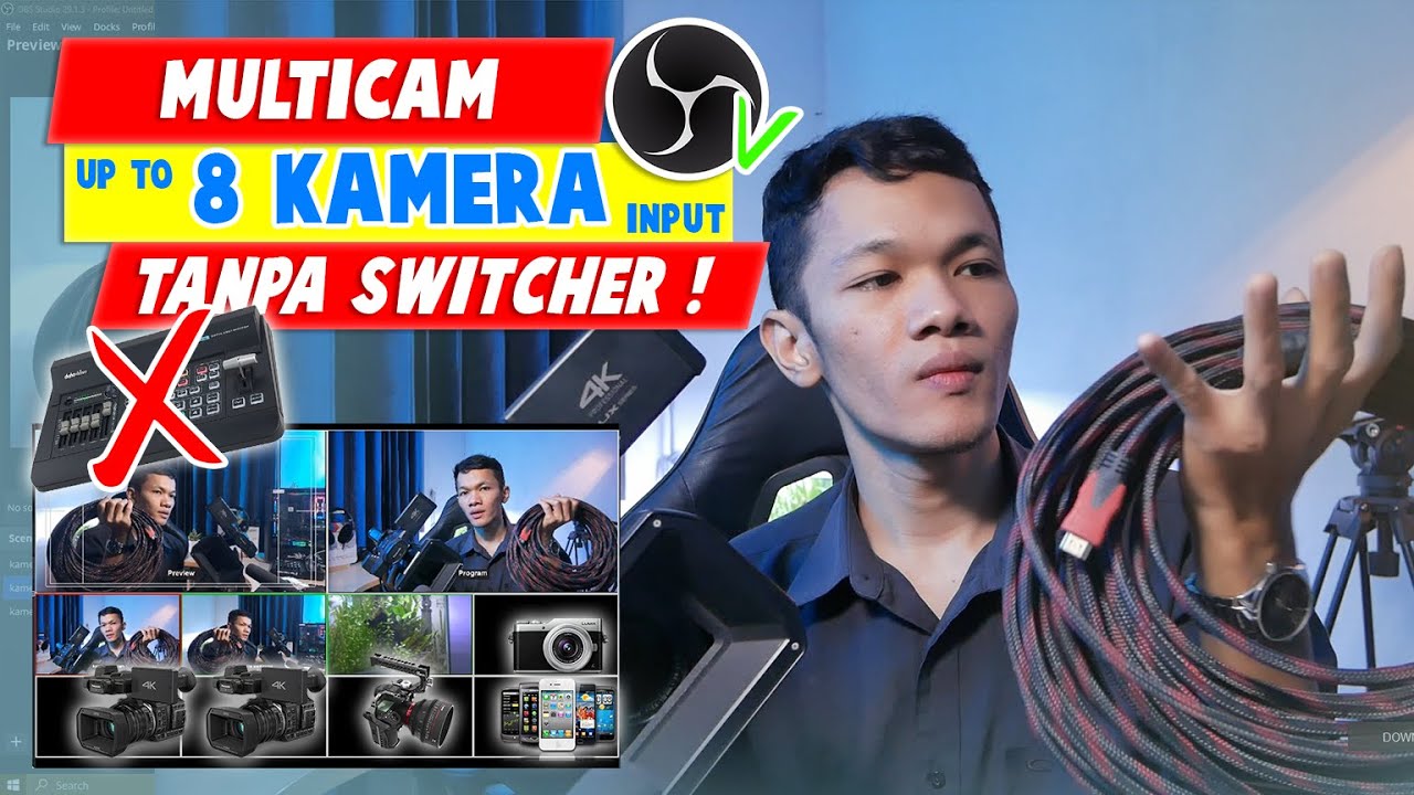Cara Multicam Menggunakan OBS Studio