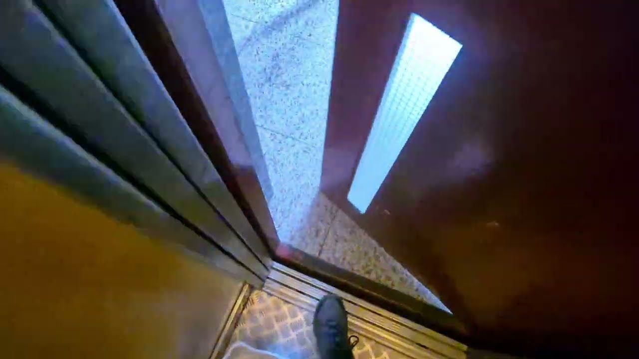 Old 1978 Otis Bitsa Elevator (inner button panel replaced) in a residential building, Ourense