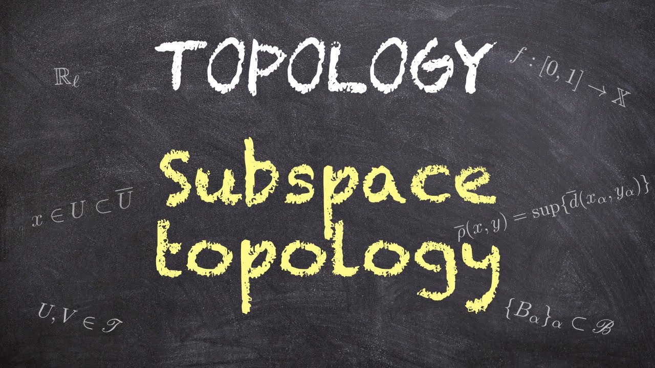 The Subspace Topology - Definition - Examples - Properties | Topology