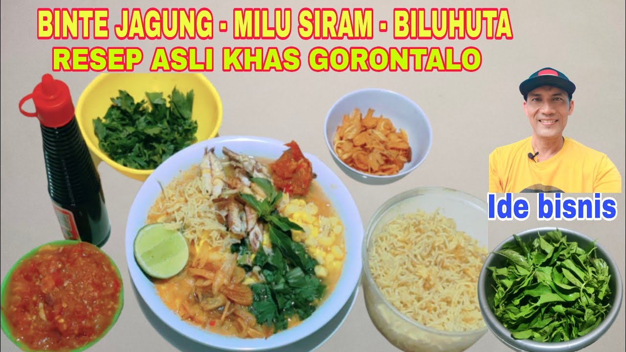 BINTE JAGUNG MILU SIRAM BILUHUTA-RESEP ASLI KHAS GORONTALO|Ide Bisnis|Mas Adhi Channel