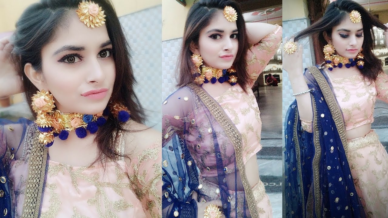 Indian Wedding Get Ready With Me - Sangeet , Mehndi Look || NehaLovesFashion