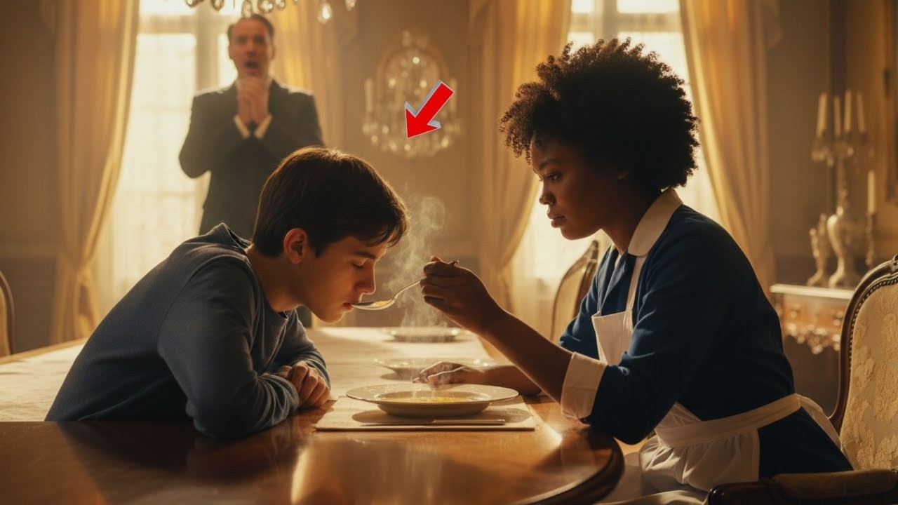 El hijo del millonario viudo deja de comer por un mes, y la nueva empleada sorprende a todos siemp