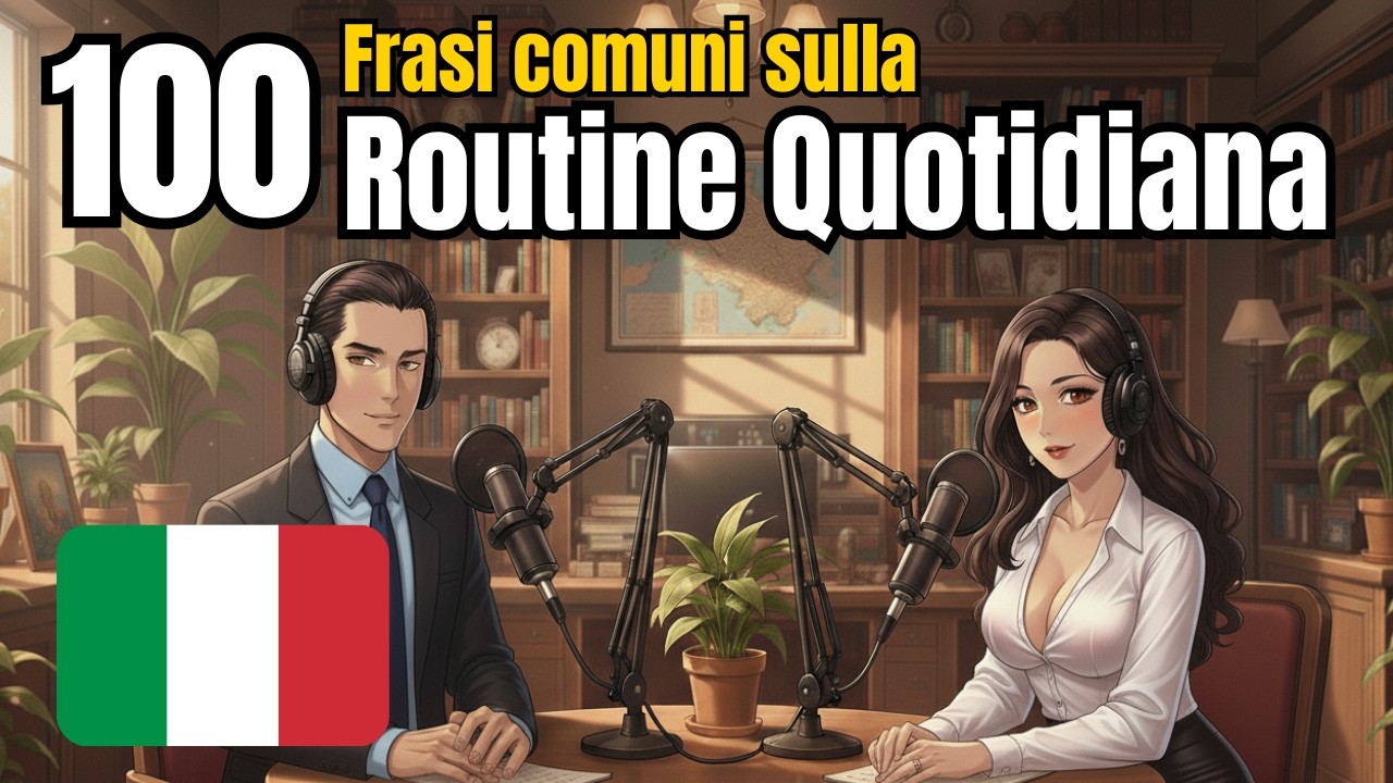 100 Frasi Inglesi sulla Routine Quotidiana | Pratica di Conversazione in Italiano