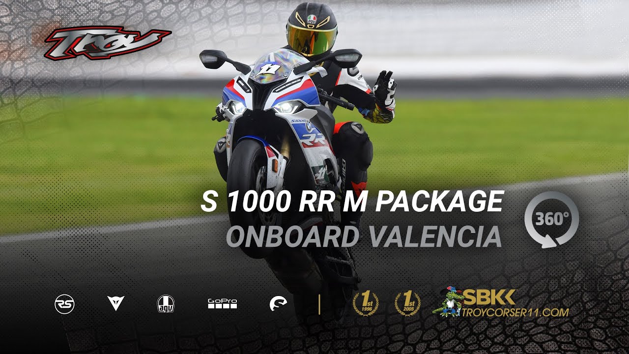 Troy Corser 🐊 - BMW S 1000 RR M Package in Valencia - 360° interactive