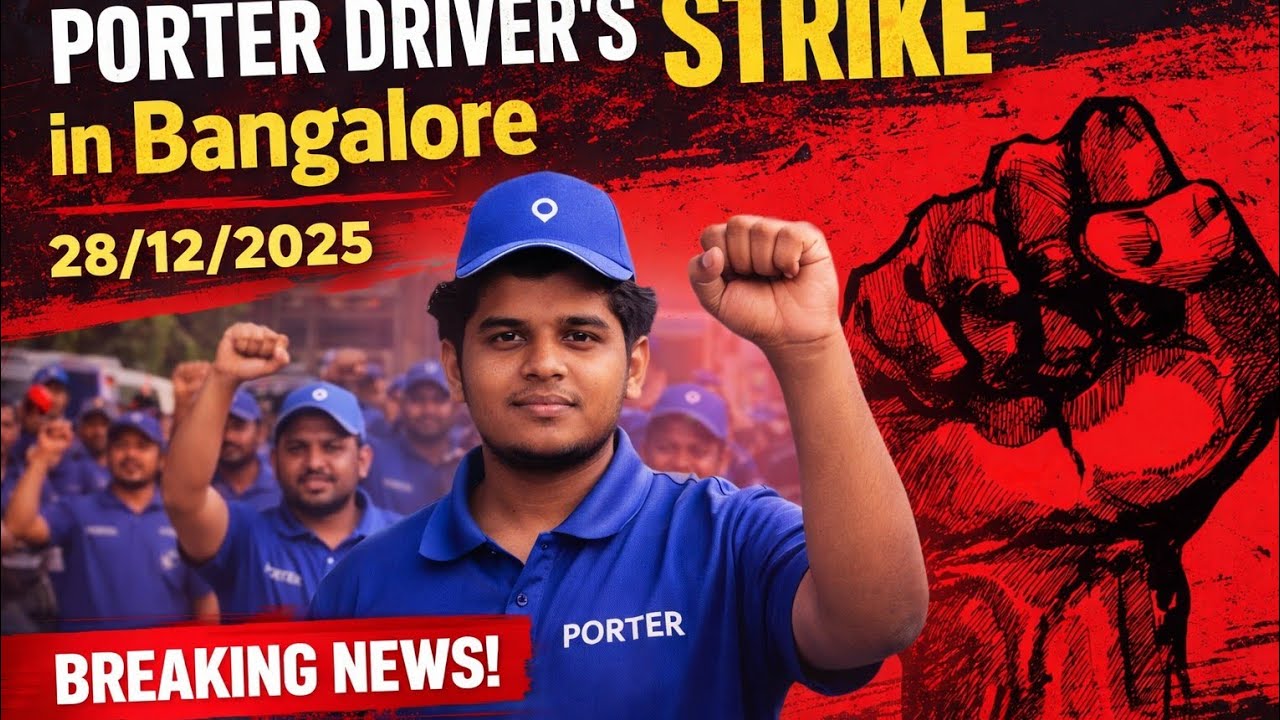 Porter Bangalore Strike | Porter Vehicle strike | Porter Partner 