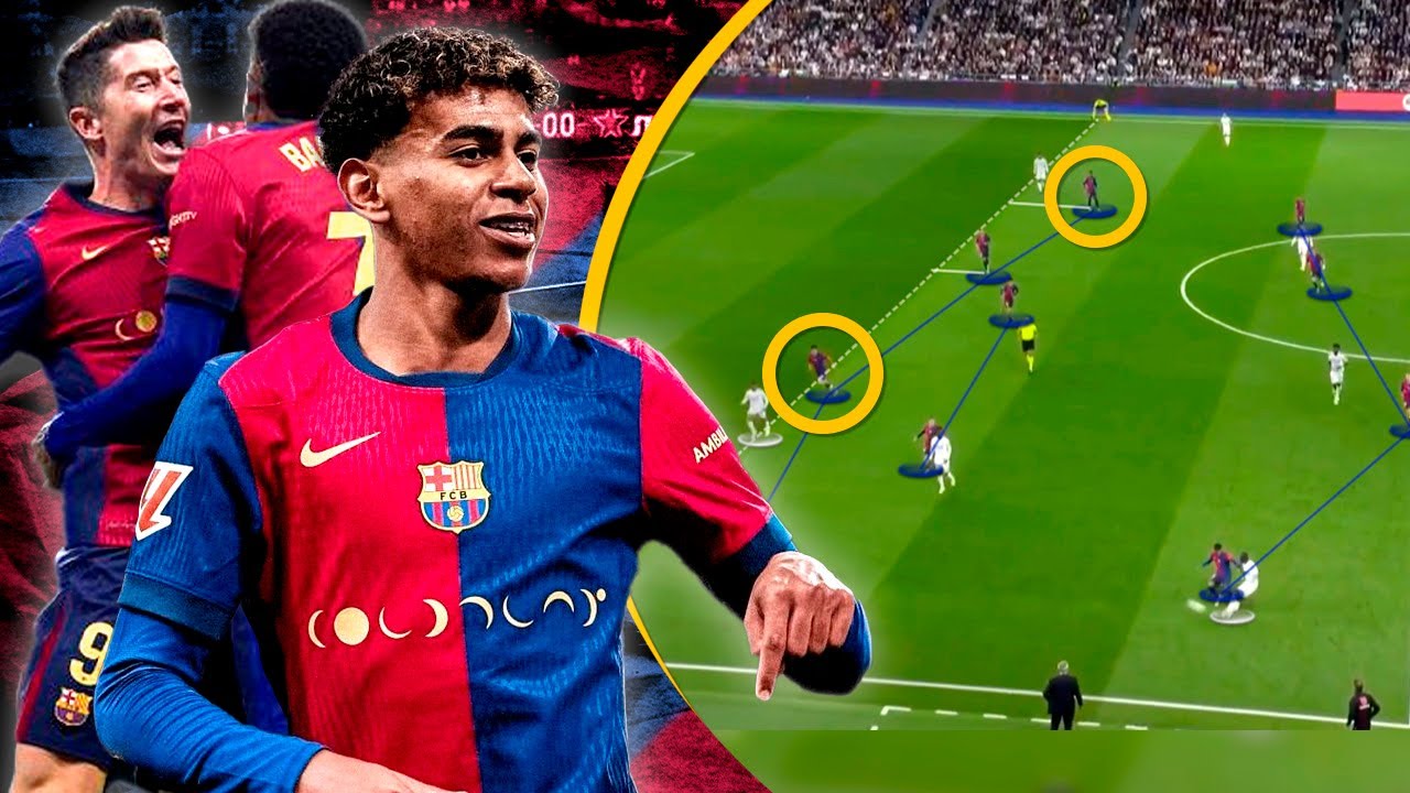 ARMADILHAS E SUPERIORIDADES | Como o Barcelona Atropelou o Real Madrid no El Clásico