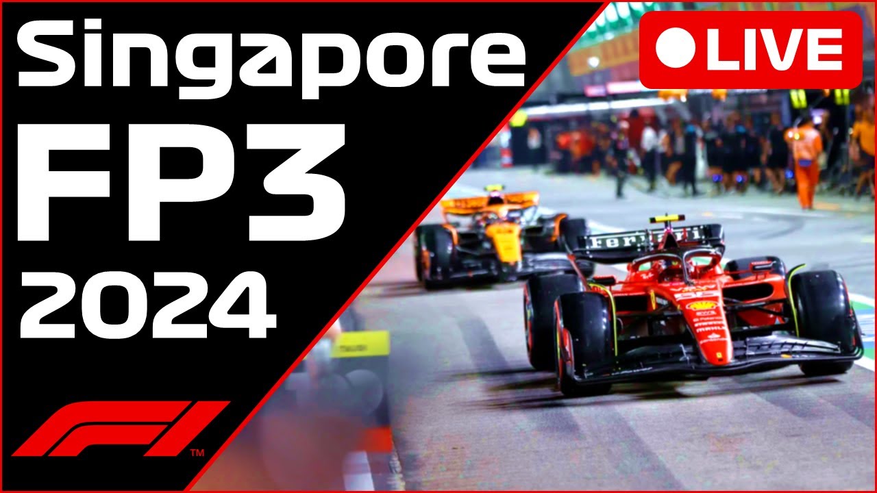 🔴F1 LIVE - Singapore GP FP3 - Commentary + Live Timing