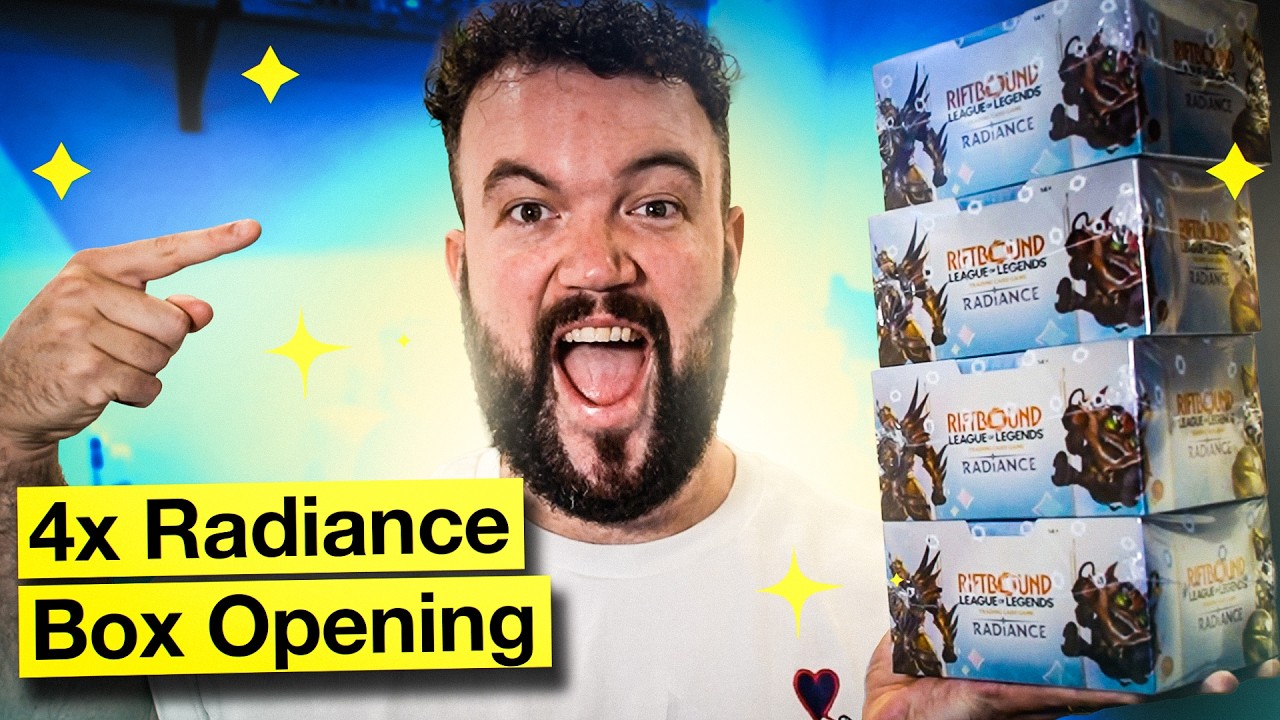Every Hit From 4 Radiance Booster Boxes | Riftbound TCG Unboxing