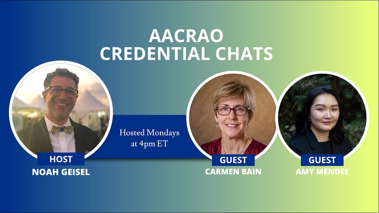 Credential Chat with Carmen Bain and Amy Mendee