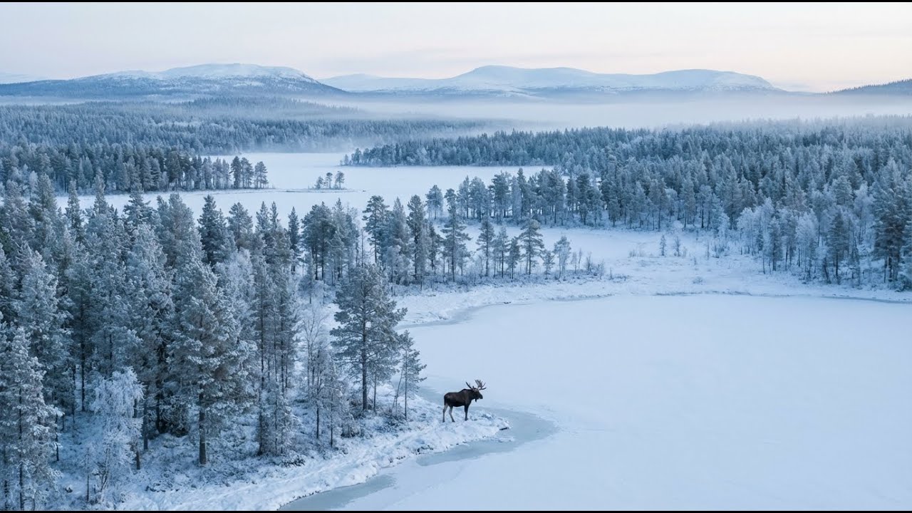 Nature & Wildlife of SWEDEN  | Relaxing Piano | 4K UHD