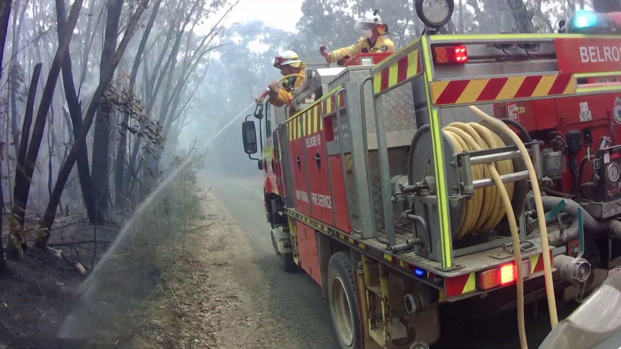 Bilpin Mountain Lagoon. NSW Bushfire Emergency 2019