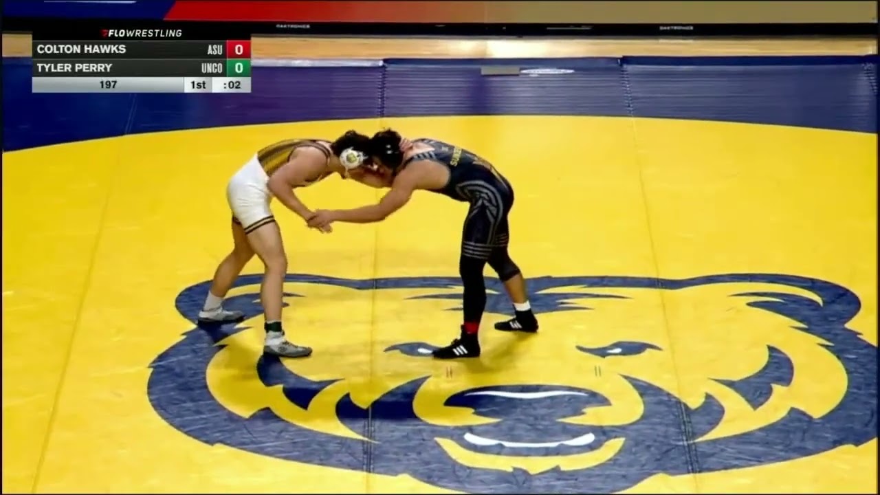 Colton Hawks vs. Tyler Perry (197lbs) FULL MATCH | 2025-26 Big 12 Wrestling