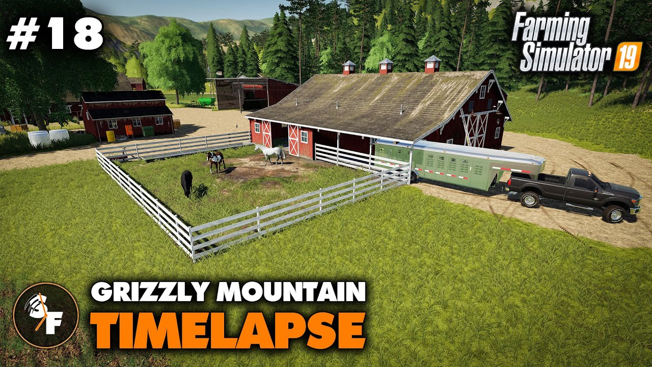FS19 Grizzly Mountain Timelapse #18 Buying Horses