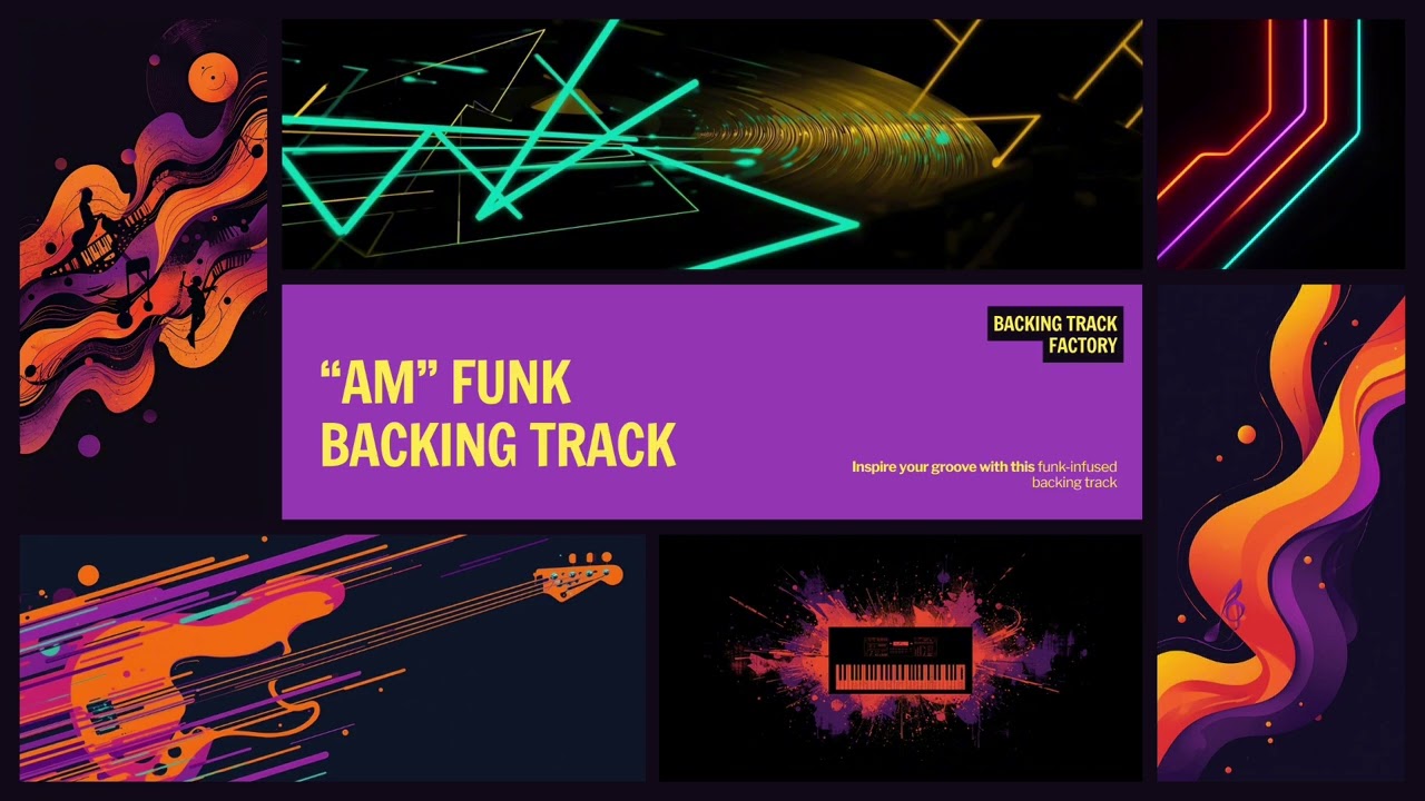 Am Funk Backing Track | Tight Groove for Guitar, Bass & Keys #funk #backingtrack