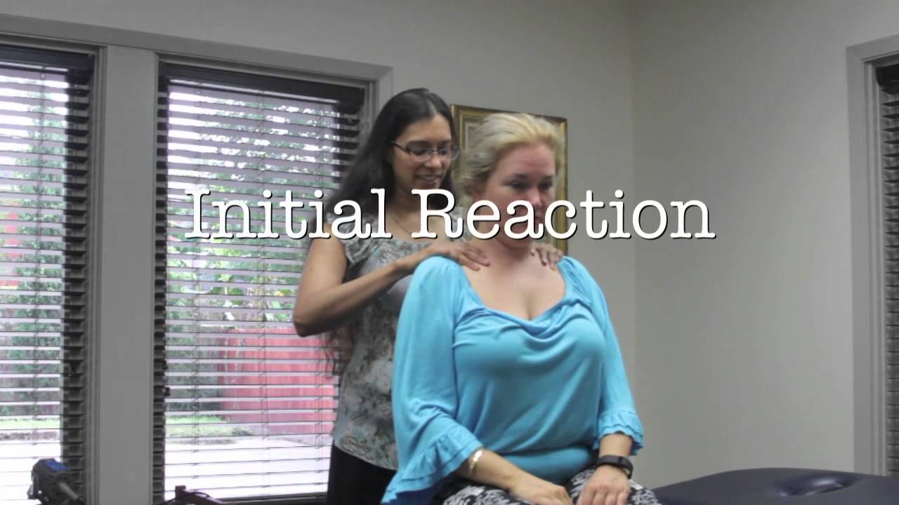 Patient reaction to treatment of sinus and back pain