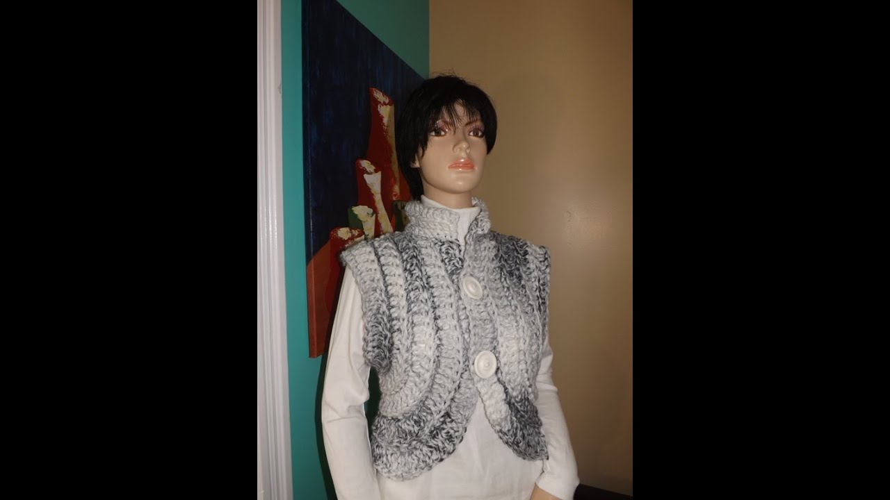 crochet  chaleco bien facil - con Ruby Stedman
