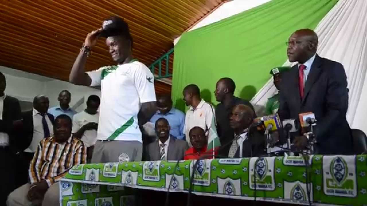 Gor Mahia unveils new signings 8th Jan 2015 at Club Office, Nyayo Stadium Nairobi..