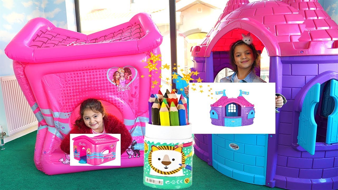 Sihirli Boya Kalemleriyle Çizdiklerimiz Gerçek Oldu!  Öykü and Masal pretend play  Magic Colors Pen