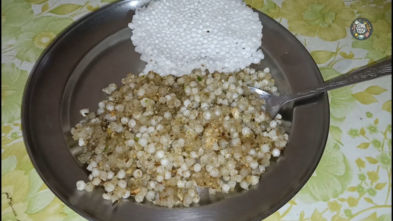साबुदाणा खिचडी| Time to cook| साबुदाणा खिचडी रेसिपी|