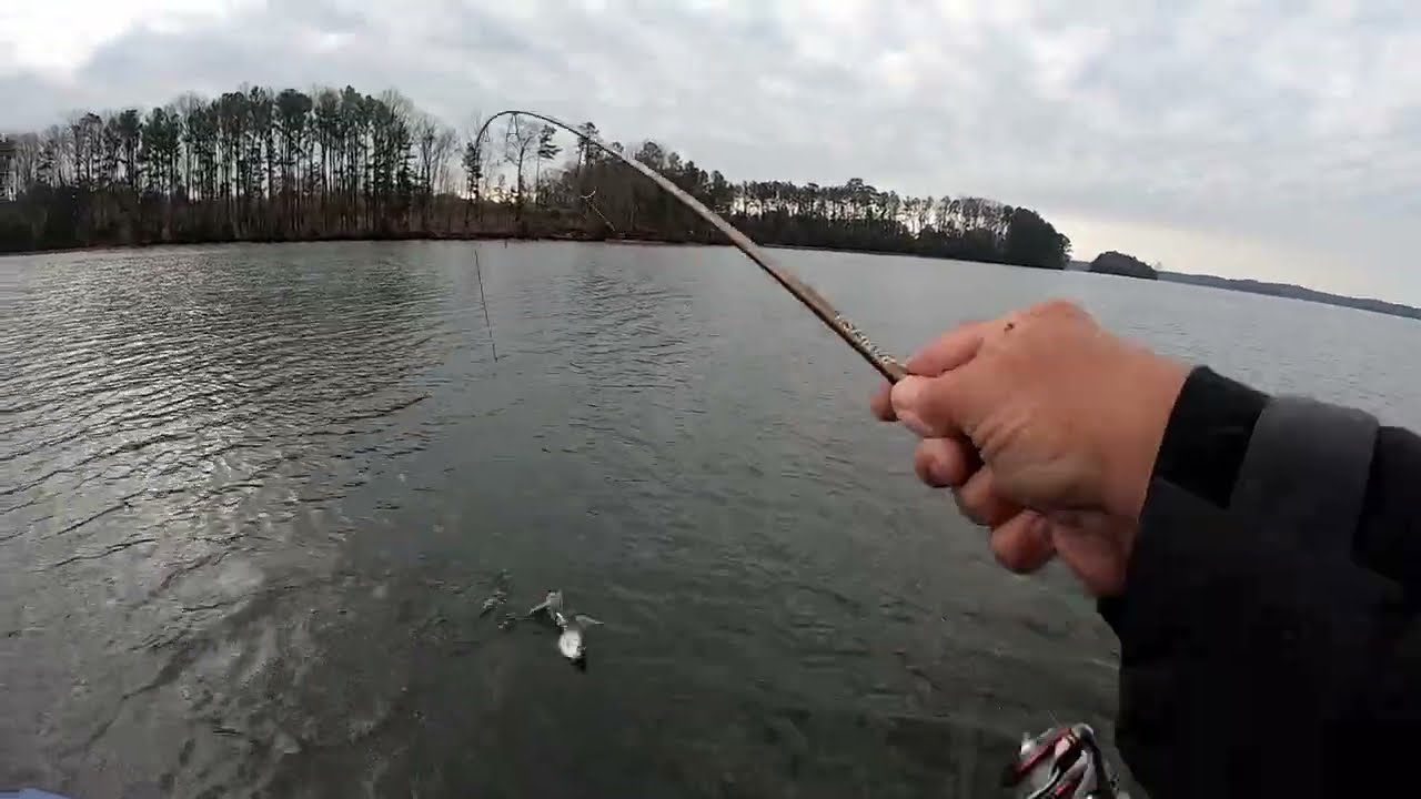 Crappie Fishing During A Cold Front, Lake Monticello.